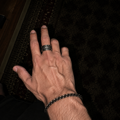 ANILLO DEL TIEMPO Ajustable Con Cadena de REGALO | Acero Inoxidable